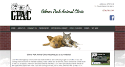 Desktop Screenshot of gilmerparkanimalclinic.com